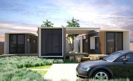 Home based office made from shipping containers Home based office made from shipping containers